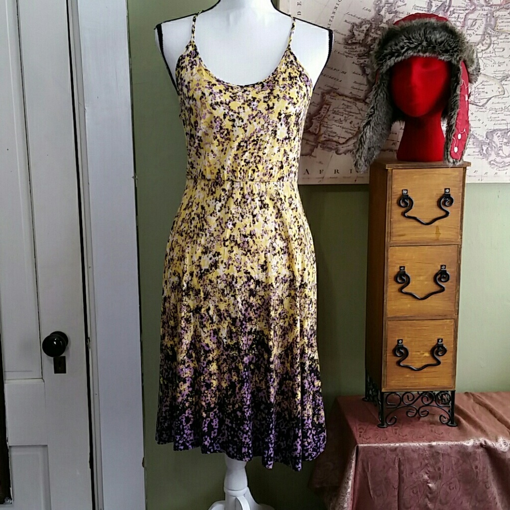 Gap Floral racerback knee length dress